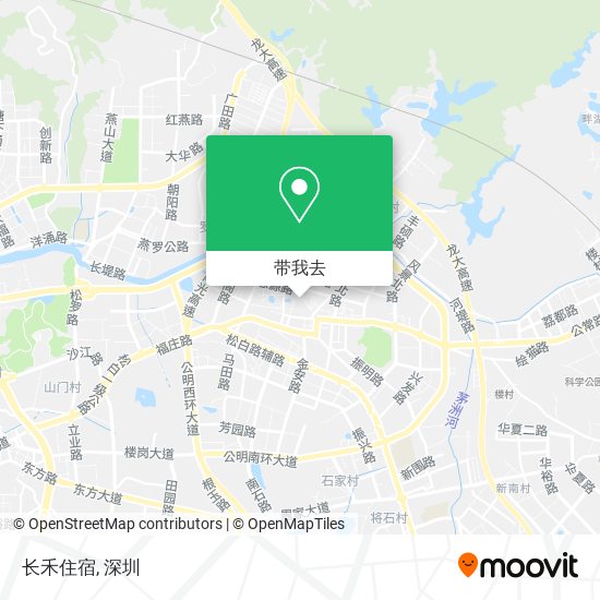 长禾住宿地图