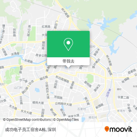 成功电子员工宿舍A栋地图