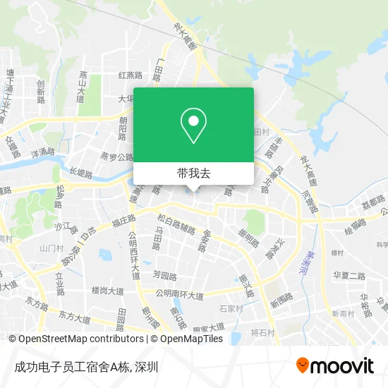 成功电子员工宿舍A栋地图