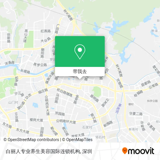 白丽人专业养生美容国际连锁机构地图