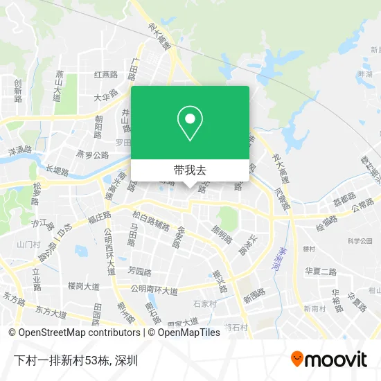 下村一排新村53栋地图