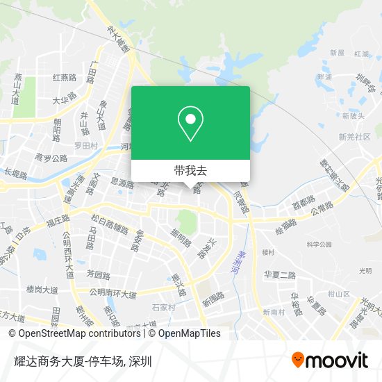 耀达商务大厦-停车场地图