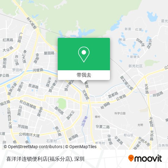 喜洋洋连锁便利店(福乐分店)地图