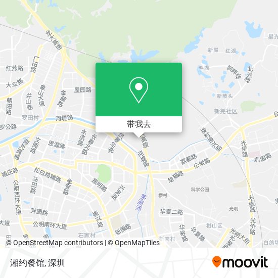 湘约餐馆地图