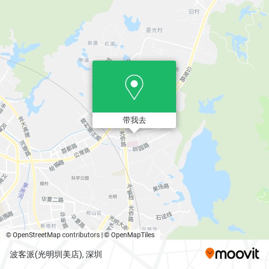 波客派(光明圳美店)地图
