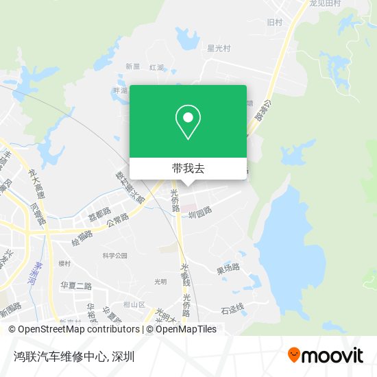 鸿联汽车维修中心地图