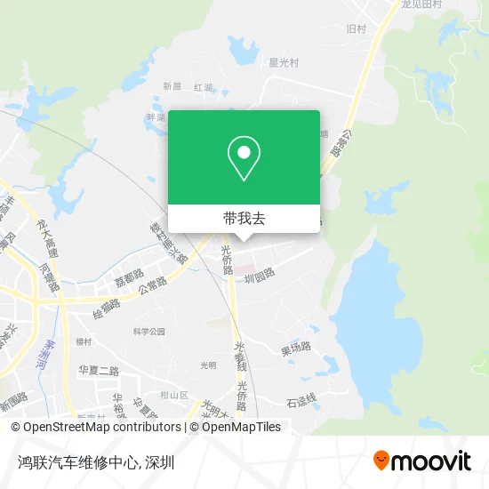 鸿联汽车维修中心地图