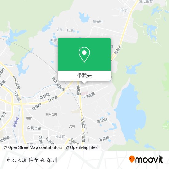 卓宏大厦-停车场地图