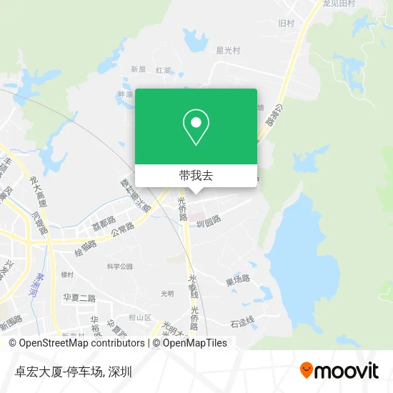 卓宏大厦-停车场地图