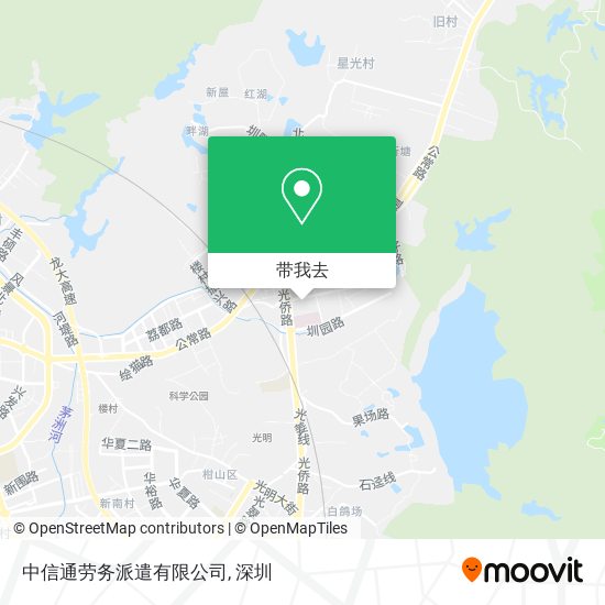 中信通劳务派遣有限公司地图