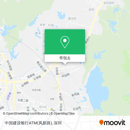 中国建设银行ATM(凤新路)地图