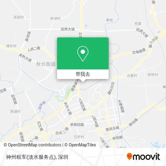 神州租车(淡水服务点)地图