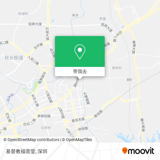 基督教福音堂地图