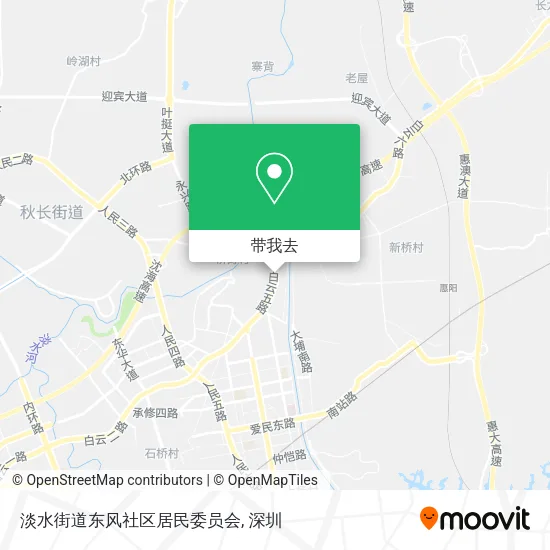 淡水街道东风社区居民委员会地图