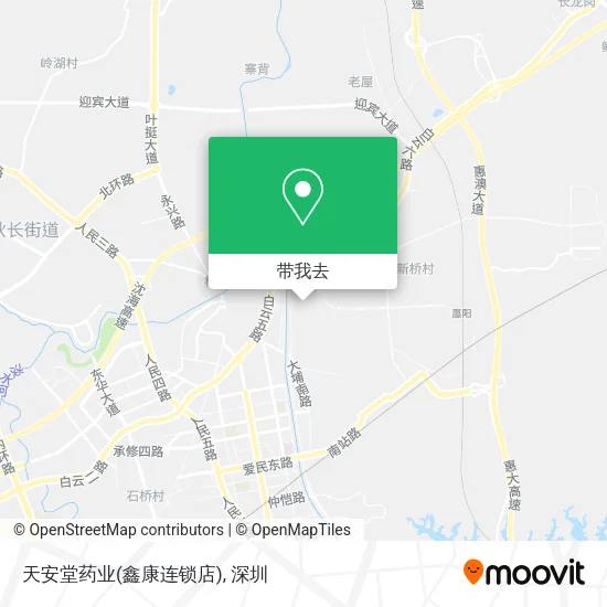 天安堂药业(鑫康连锁店)地图