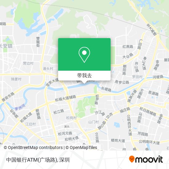 中国银行ATM(广场路)地图