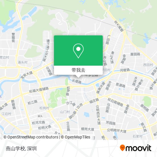 燕山学校地图