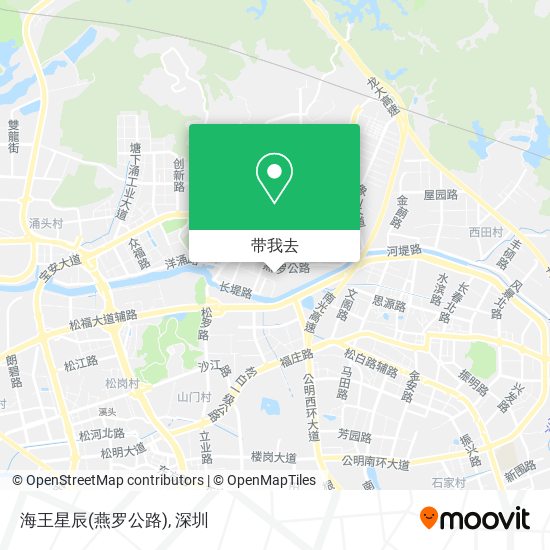 海王星辰(燕罗公路)地图