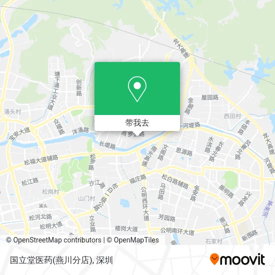 国立堂医药(燕川分店)地图