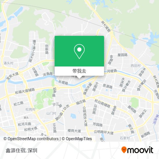 鑫源住宿地图