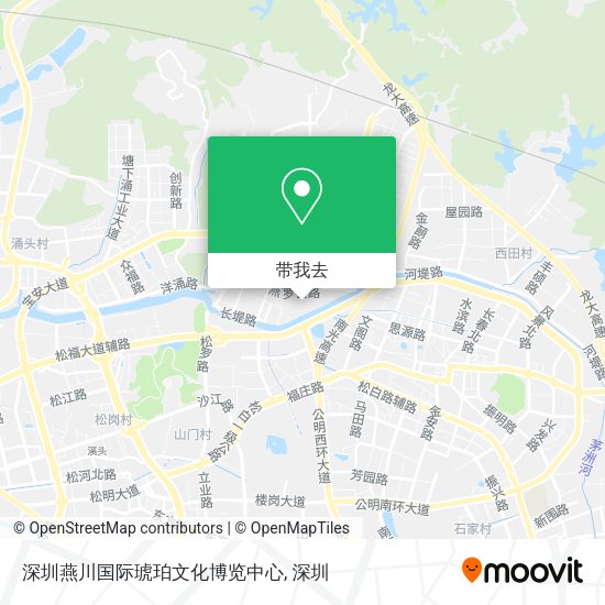 深圳燕川国际琥珀文化博览中心地图