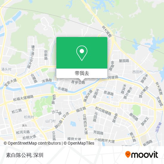素白陈公祠地图