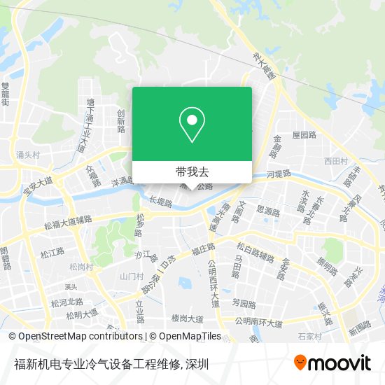 福新机电专业冷气设备工程维修地图