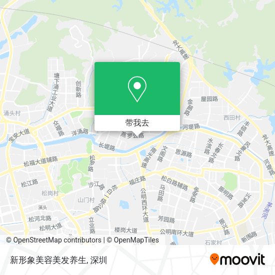 新形象美容美发养生地图