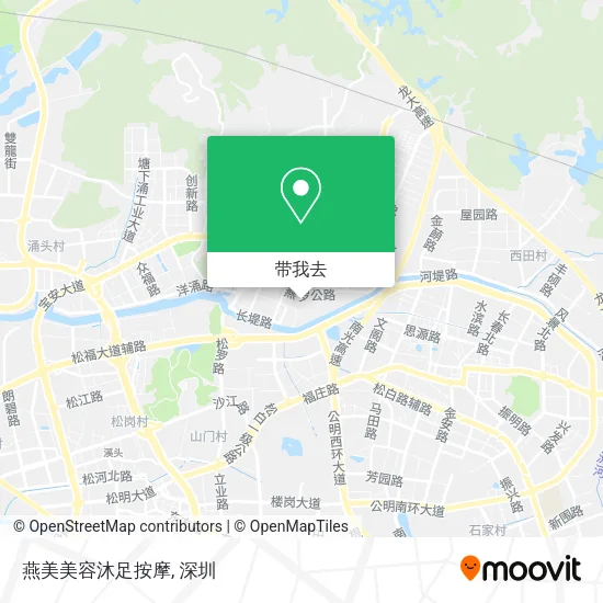 燕美美容沐足按摩地图