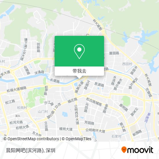 晨阳网吧(滨河路)地图