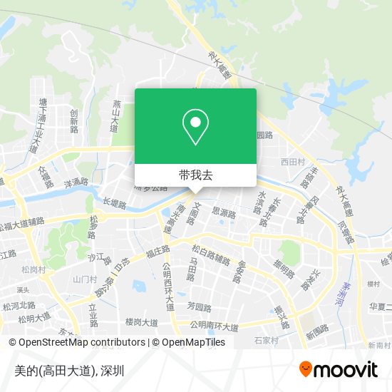 美的(高田大道)地图