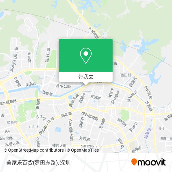 美家乐百货(罗田东路)地图