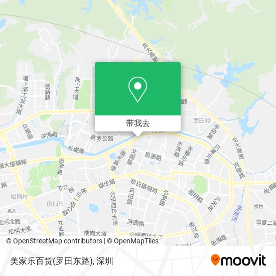 美家乐百货(罗田东路)地图