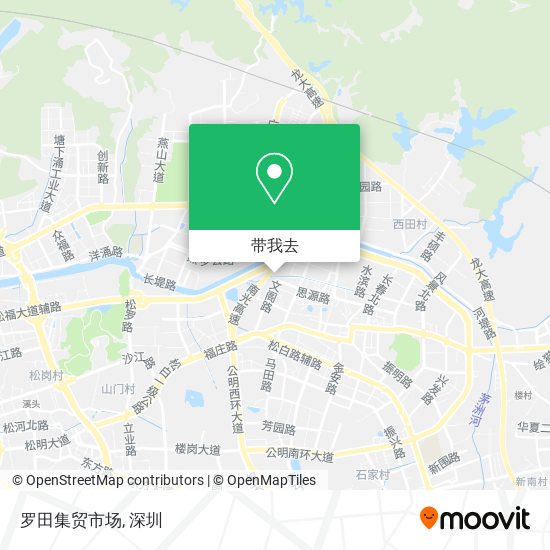 罗田集贸市场地图