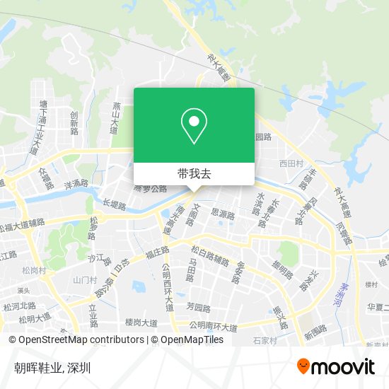朝晖鞋业地图