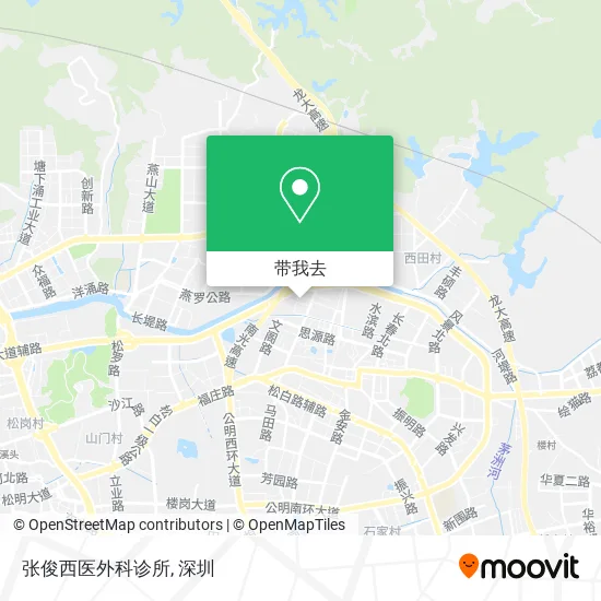 张俊西医外科诊所地图