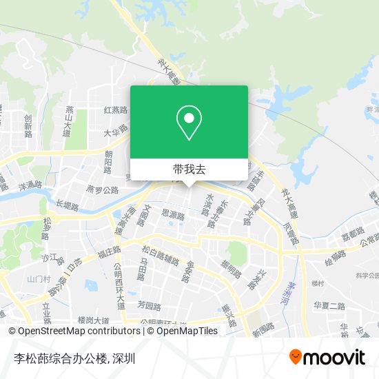 李松蓢综合办公楼地图