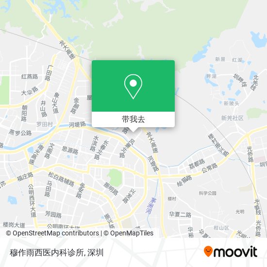 穆作雨西医内科诊所地图