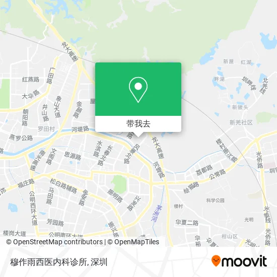 穆作雨西医内科诊所地图