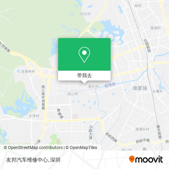 友邦汽车维修中心地图