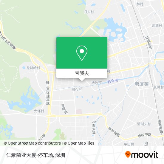 仁豪商业大厦-停车场地图
