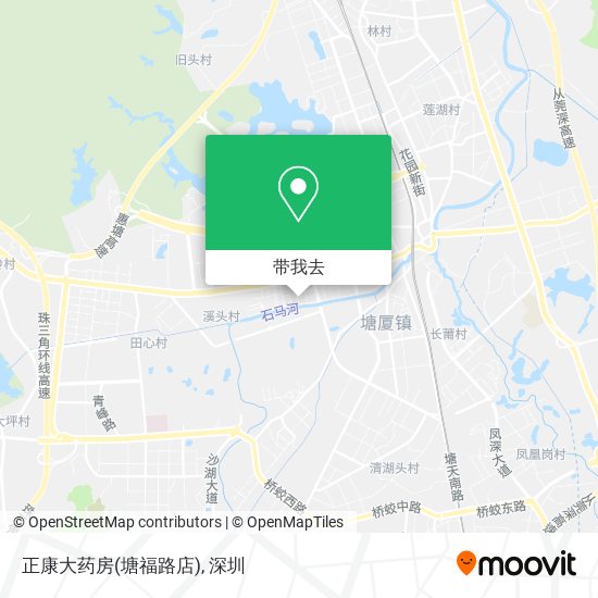 正康大药房(塘福路店)地图