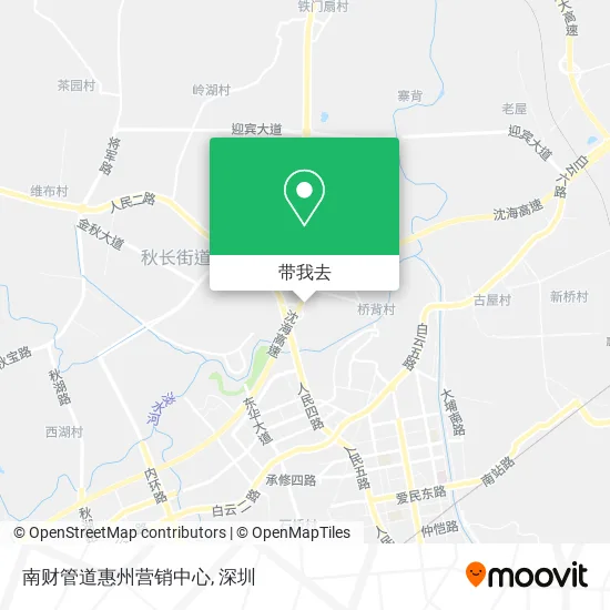 南财管道惠州营销中心地图