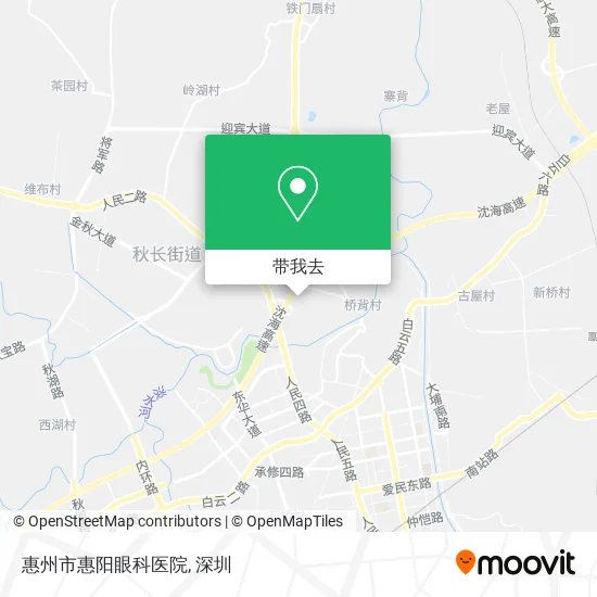 惠州市惠阳眼科医院地图
