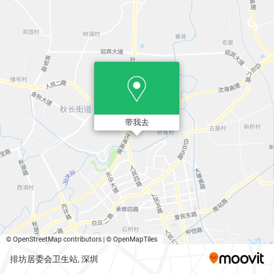 排坊居委会卫生站地图