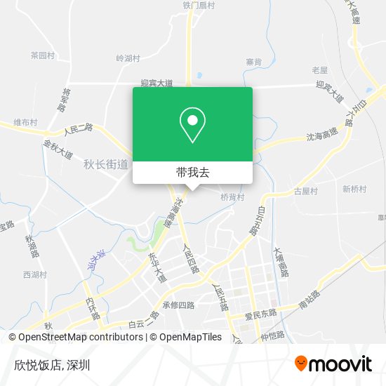 欣悦饭店地图