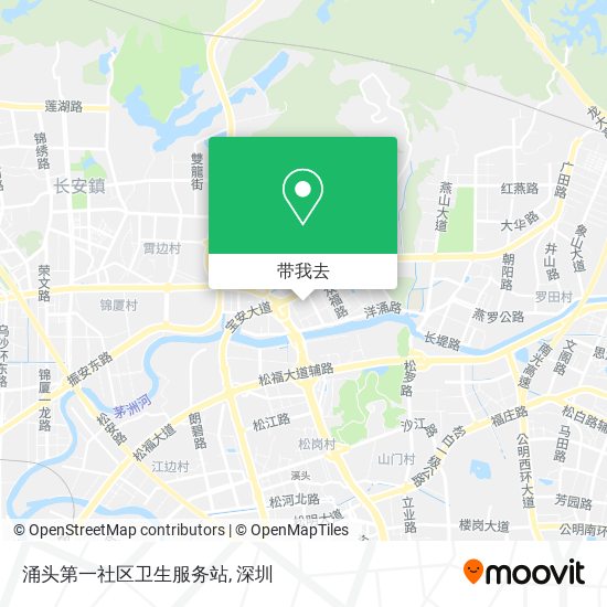 涌头第一社区卫生服务站地图