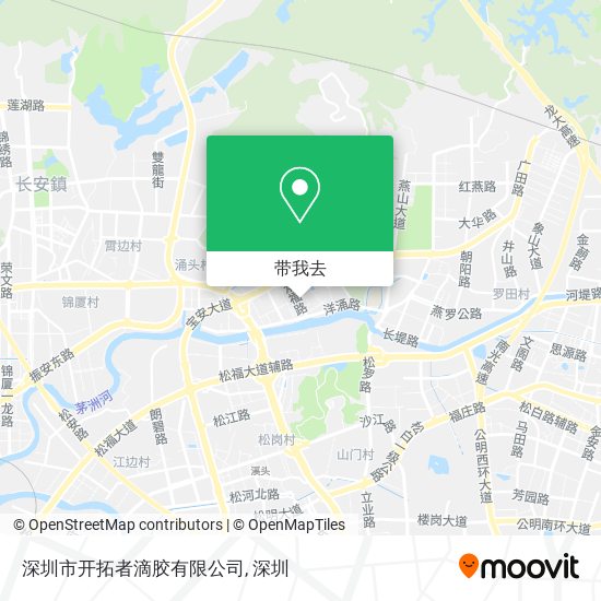 深圳市开拓者滴胶有限公司地图