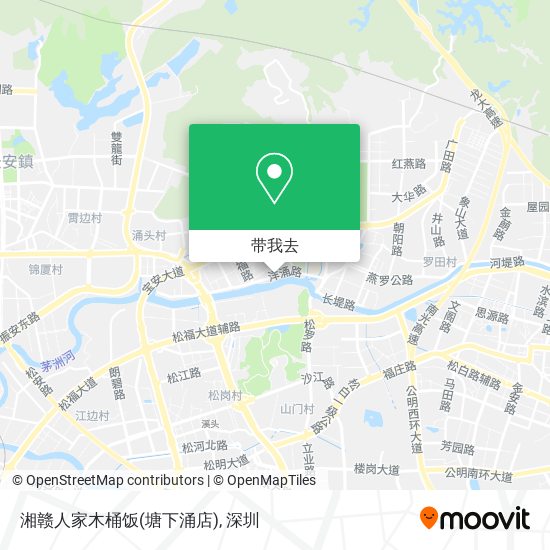 湘赣人家木桶饭(塘下涌店)地图