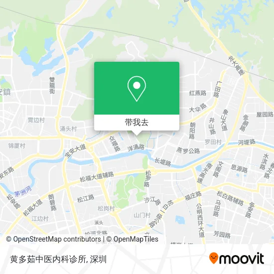 黄多茹中医内科诊所地图